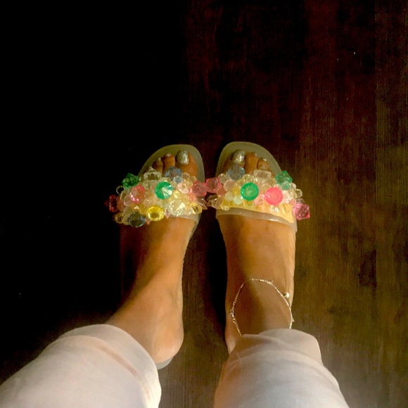 Rouge! Shoes - Bejeweled slides